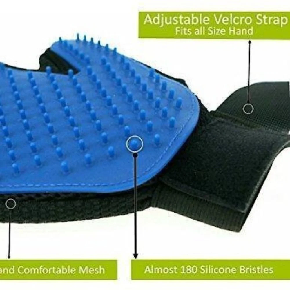 Delomo Pet Grooming and Deshedding Gloves
